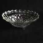 Indiana Glass Vintage Clear Bowl Whitehall Cubic Design Legs