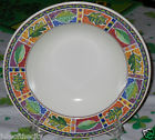 Caa34 Intaglio Canvas Blue Stoneware Orange Natures Green Salad Mikasa Soup Bowl