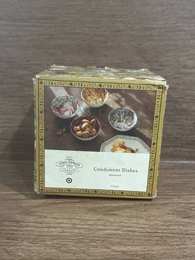 John Derian For Target 197543135471 Company Condiment Dishes Fall Stoneware Floral 4 Count