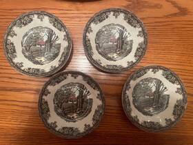 Johnson Brothers 091573088281 Bros Set Of 4 Friendly Village 5 Inch Fruit Bowls
