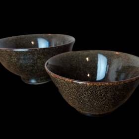 Speckled-2 Joyce Chen Rare Bowls Green Black Speckled 2 Sizes