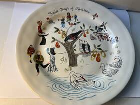 Cd02 Juliska Twelve Days Of Christmas Brand New 1 Salad/dessert Plate