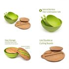 Jumbbsgr Bamboo Salad Bowl Set With Lids Inset 840102163001