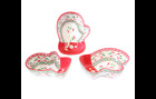 K376358 Temptations Old World Set Of Mitten Shaped Nesting Bowls
