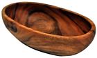 K39104 Pacific Merchants Trading Acaciaware Oval Bowl 783475223302