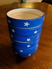 Kac18461 Unbranded Americana Stars Stripes Bowls Set Of Red White Blue