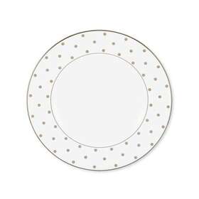 Kate Spade New York 091709455437 Accent Plate Platinum - Larabee Road 22.9cm