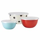Kate Spade New York All In Good Taste Serve Store Bowls W Lid Set Of 3 882864582669