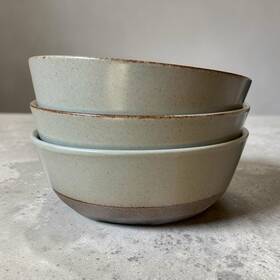 Kinto Clk-151 Japan Ceramic Lab Set Of 3 Bowls 180mm 7 Inch
