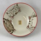 Ky56-407 Kafuh Japanese Amine Cats Bowl Ceramic 4539429003461