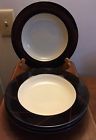 L5597 Rimmed Escort Euc Pattern Soup Set Red Cereal Black Bowls Mikasa 4