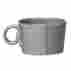 Las-2611g Lastra Vietri New Italian Dinnerware Gray Jumbo Soup Cup 1 Mug Bowl