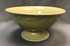 Laura Ashley Lifestyle Rosemoor Green Pedestal Bowl Centerpiece Rose Floral