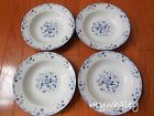 Laura Ashley Sale Set Sophia Blue Roses Floral China Bowls