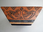Laurel Burch Bella Casa Bowl Square Signed Southwestern Bird Fish Dog Euc 065810671093