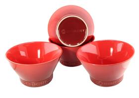 Le Creuset 630870265669 Noodle/rice Bowls 600ml L Size Soup Bowl Red