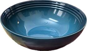 70120246420099b Le Creuset New- 24cm/2.2l Serving Bowl Deep Teal 9.5 Inch