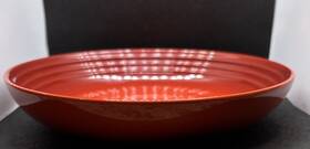 Le Creuset 843251101344 Stoneware Vancouver Pasta Bowl 8.5 In 32oz Cerise Red Ombre