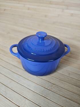 Le Creuset 843251145409 1 Cocotte With Lid 10cm Ombre Azure Blue Stoneware Bakeware