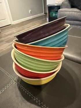 910481-15-438 Le Creuset Bowl Set Of 6 Mini Bowls Rainbow Stoneware Coffret 150ml Cereal