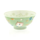 130-439 Leaf 8 2 Owl "green Japanese 4-1 Pc Japan Bowls Rice