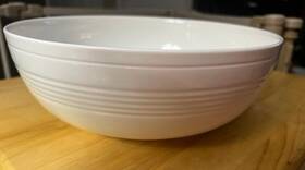 Lenox 091709509789 Tin Can Alley Four Degree Large Serving Bowl 3.5 Inch H X 10 Diameter 96 Oz Capacity