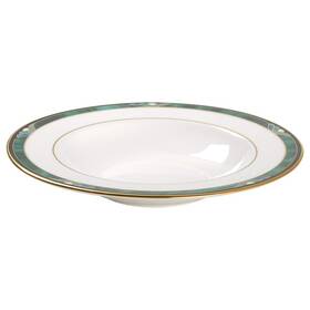 192919242 Lenox Royal Kelly Gold Banded Bone China Pasta Bowl/rim Soup