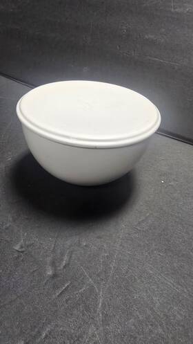 762815 Lenox Ubiquity Covered Bowl Lid White Ceramic Microwave Safe Serveware
