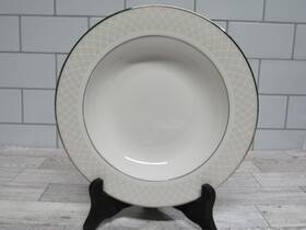 Lenox 882864034700 American By Design Venetian Lace Rim Bone China Soup Bowl