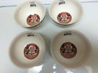 Lenox Mickey And Friends Soda Shop Sweetheart Dessert Bowls Set Of 4 New 882864297549