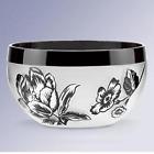 Lenox New China Midnight Blossom 5 Crystal Bowl With Box In Black White 882864408549