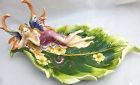 2542-b1 - Lighting Fairy -2542-b1 Whimsical Fantasy Bowl Os Fruit Leaf Franz