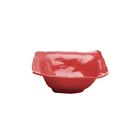 M13brf-r M13brf- Elite Solutions Square Qt 4 Bowl Global Tuscany Red