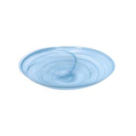 6618a Mariposa Alabaster Aqua Serving Bowl Tableware Bowls Glass H