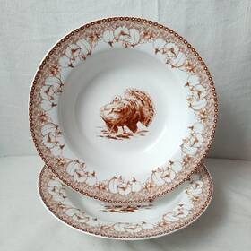 Martha Stewart 732994202695 9 Inch Bowl Set Of 2 Turkey Soup Serving Seasonal