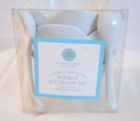 Martha Stewart Collection Colleciton Summer Entertaining 8 Pc Ivory Ice Cream Dessert Set 730185680024