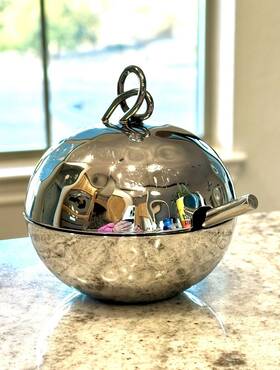 Hpa035 Mary Jurek Opus Sugar Bowl 16 Oz With Looped Wire 4 Inch D Neiman Marcus