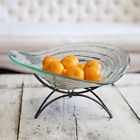 Mc30235 Danya Glass Metal Organic Tripod Stand Bowl