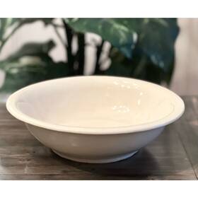 7515 Mccoy Vintage Usa Cream Ivory Clay Serving Bowl 10.5 Inch