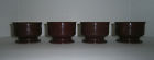 Mdsb5 Cambro Set Of Shoreline Collection Small Cranberry Plastic Insulated Bowls