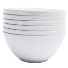 Me5006-white Yinshine Melamine Cereal Bowls White Dinnerware Soup Set Pack Of