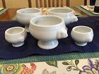 Megadeal Microwave Safe Kitchen Cookware Over Back Lions Head Porcelain Soup Bowl Set 723521735830