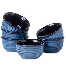 Meky 186666564446 Soup Bowl 20 Oz Porcelain Cereal Bowls Set Of 6 Perfect For Pasta Snack Oa