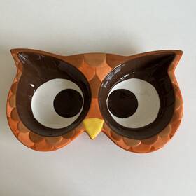 Mesa 795324058713 Home Products Owl Huge Snack Chips Nuts Bowl New