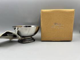 175820 Michael Aram Gotham Collection Nut Dish Stainless Steel Nickel Plate