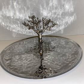 Michael Aram 790824074850 Tree Of Life Serving Plate Platter 11.5 Inch Signed Read