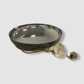 Michael Aram 790824502513 235 Silver/gold Anemone Small Footed Bowl Platter