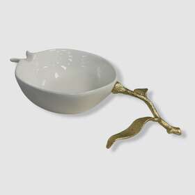 Michael Aram 790824548016 80 White Pomegranate Small Bowl