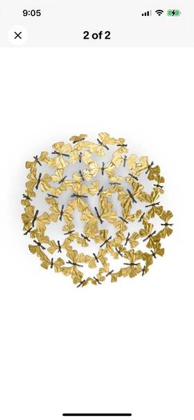 Michael Aram 790824579218 Butterfly Ginkgo Centerpiece Bowl