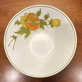 Mikasa 2020-m Focus Shape Ponte Vedra Floral Ceramic Cereal Bowl 6 Inch One